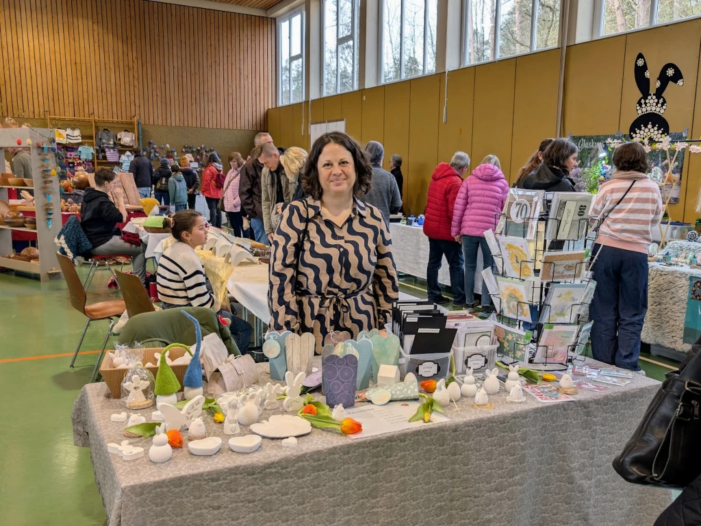 Tine beim Hobby- und Künstlermarkt in Altenriet